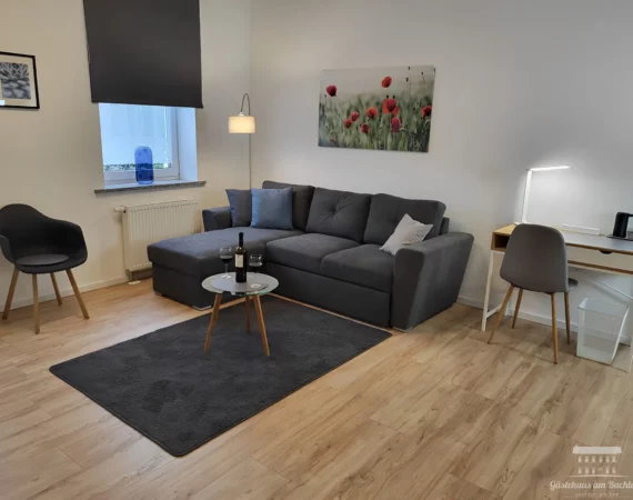 Wohnzimmer Ferienwohnung Kappberg